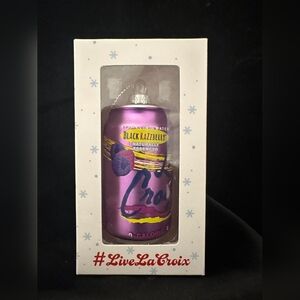La Croix Christmas Ornament Black Razzberry #LiveLaCroix Millennial Collectible